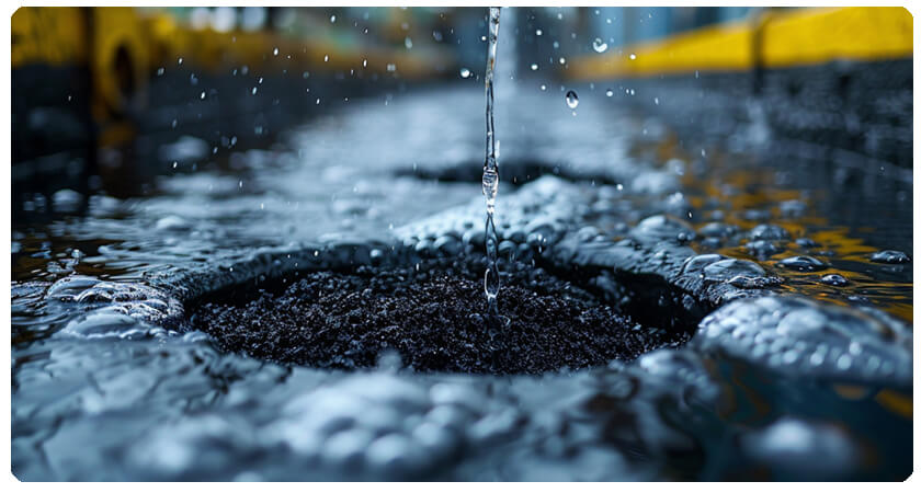 charbon actif pour la purification des eaux usées